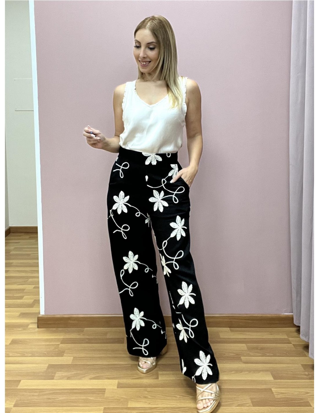 PANTALON FLORAL