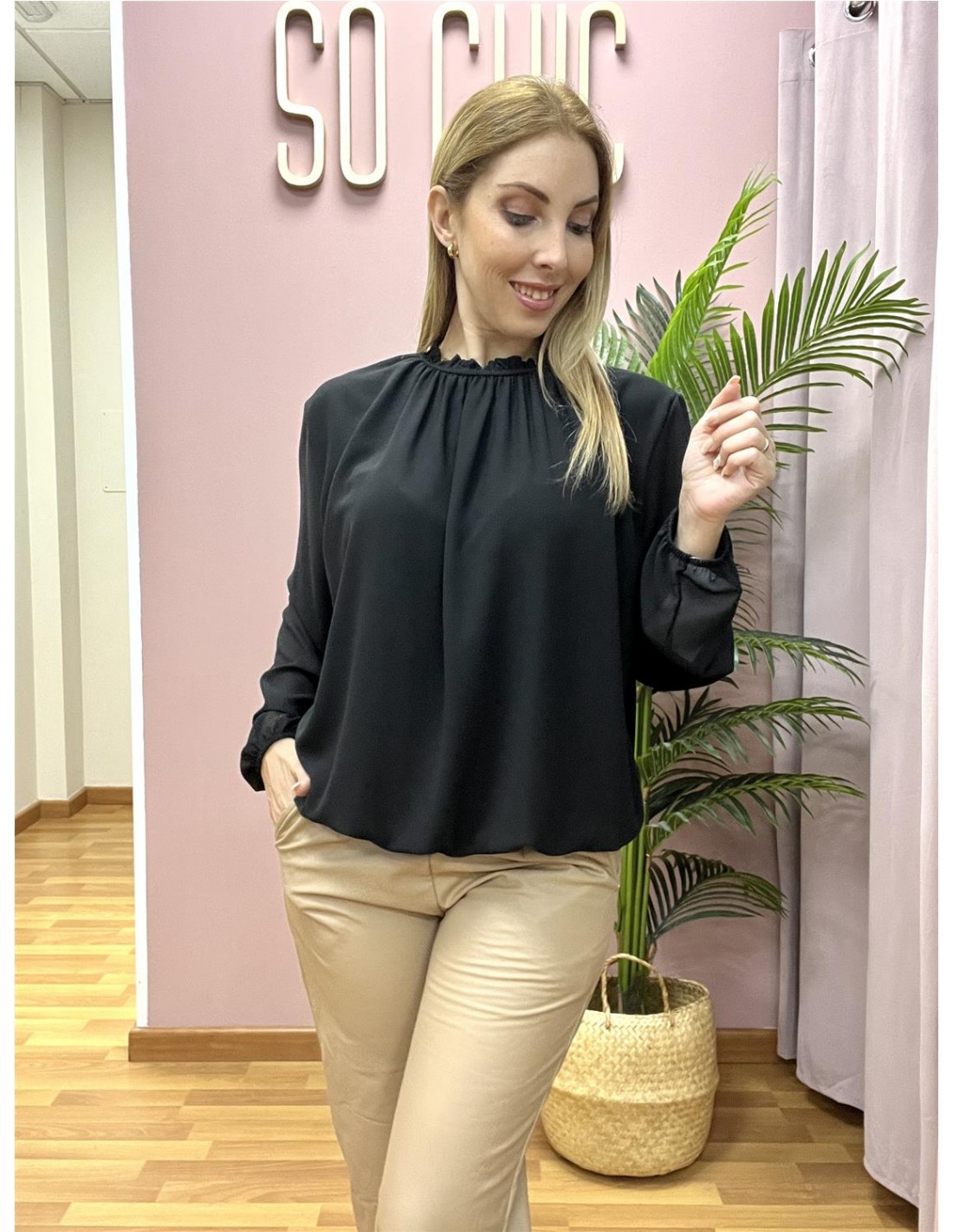 BLUSA GRACIELLA NEGRO